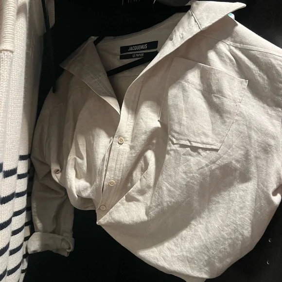 NWOT Jacquemus Linen Blouse - Picture 2 of 5